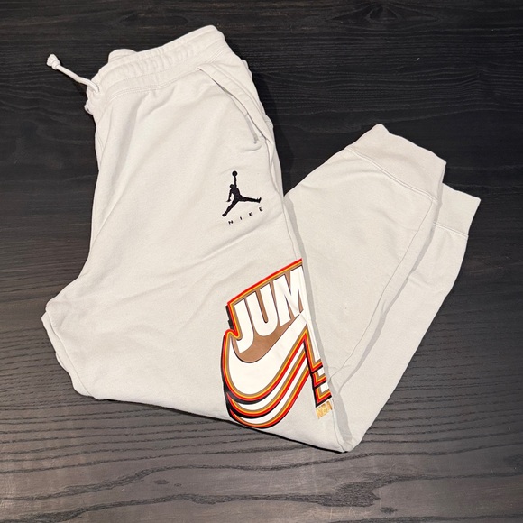 Grey Joggers with Jumpman Logo - Picture 2 of 8